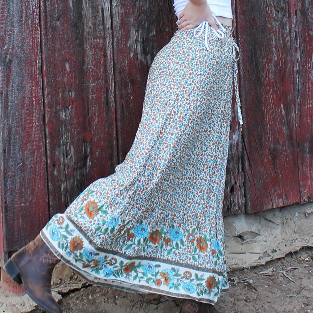 NWT Floral Maxi Skirt (Multi-Colored)